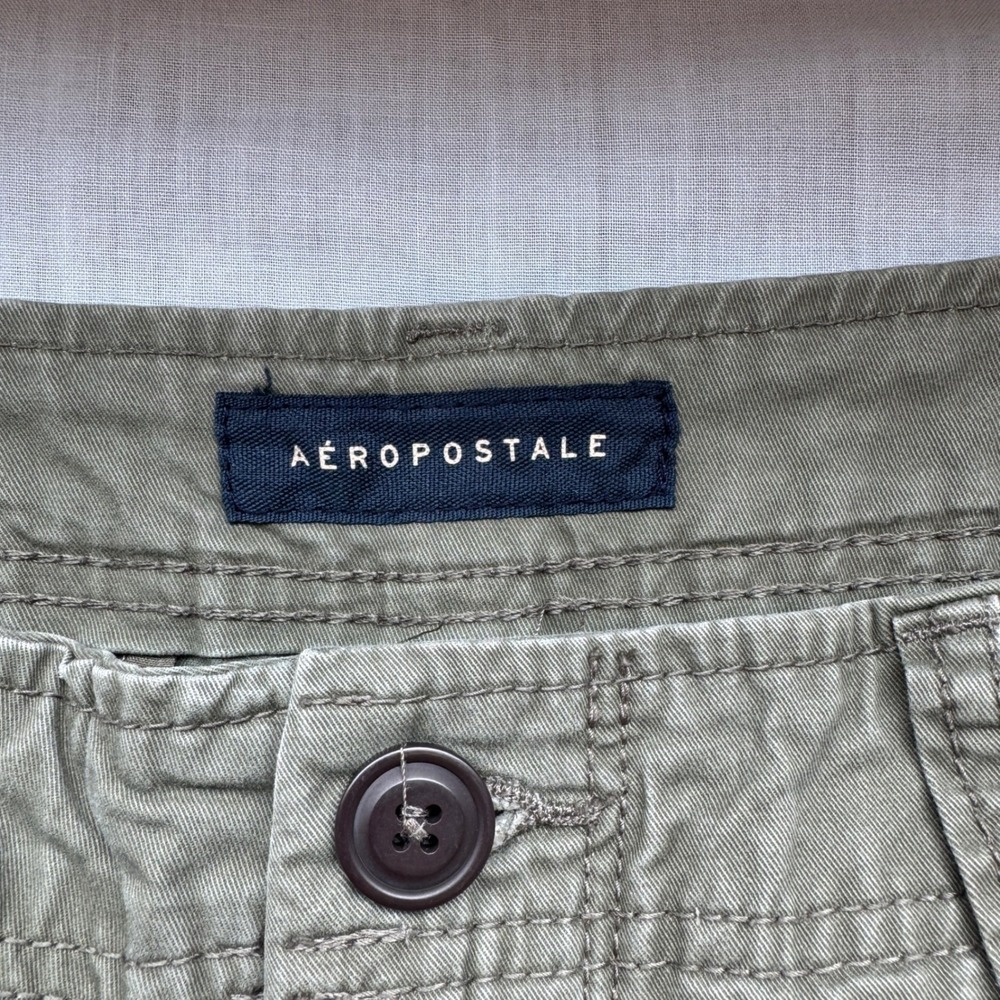 Aeropostale‎ Mens Cargo Shorts Olive Green Size 30 LXNEBA5 - Picture 5 of 8